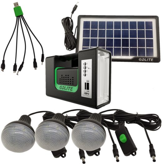 Planta solar 3 bombillos